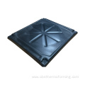 Large thermoforming plastic tray